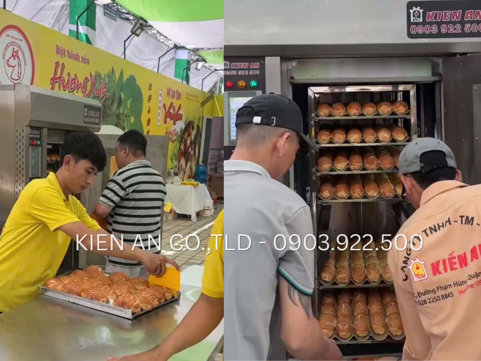 Máy móc làm bánh mì Kiến An chuyên xuất khẩu Toàn Cầu